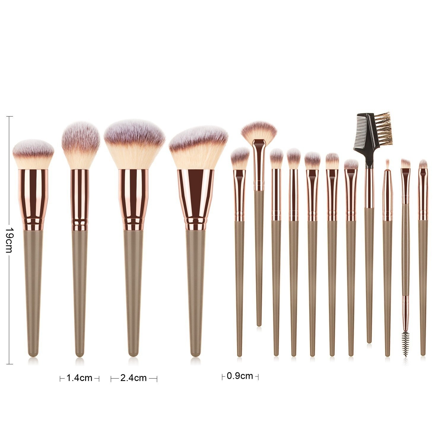 Beauty tools 15 makeup brushes set eye shadow brush - Image 8